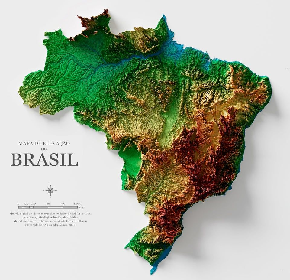 Map Of Brazil MATTHEW S ISLAND Brasil Topo 