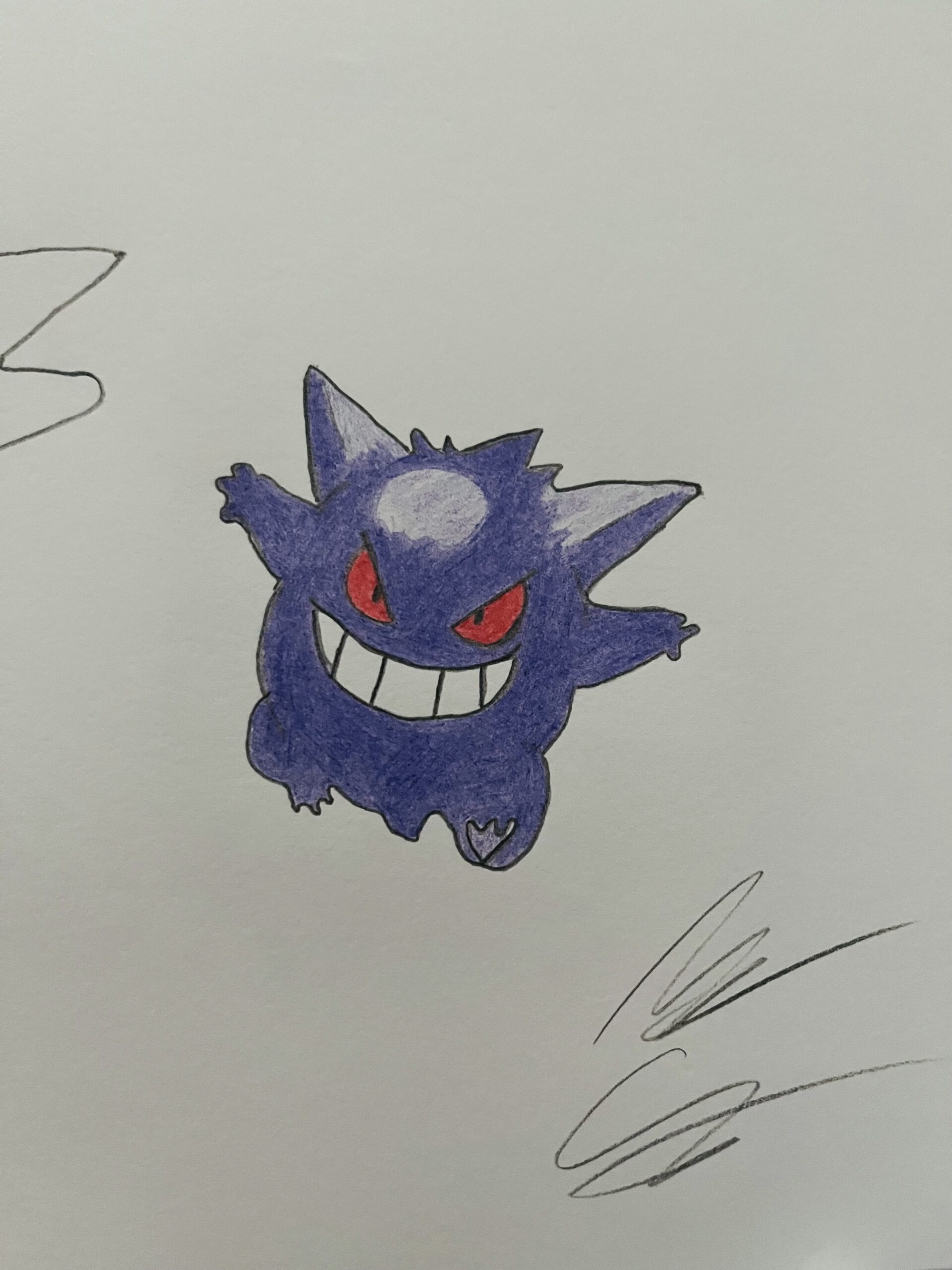 Gengar hand drawn (available soon)