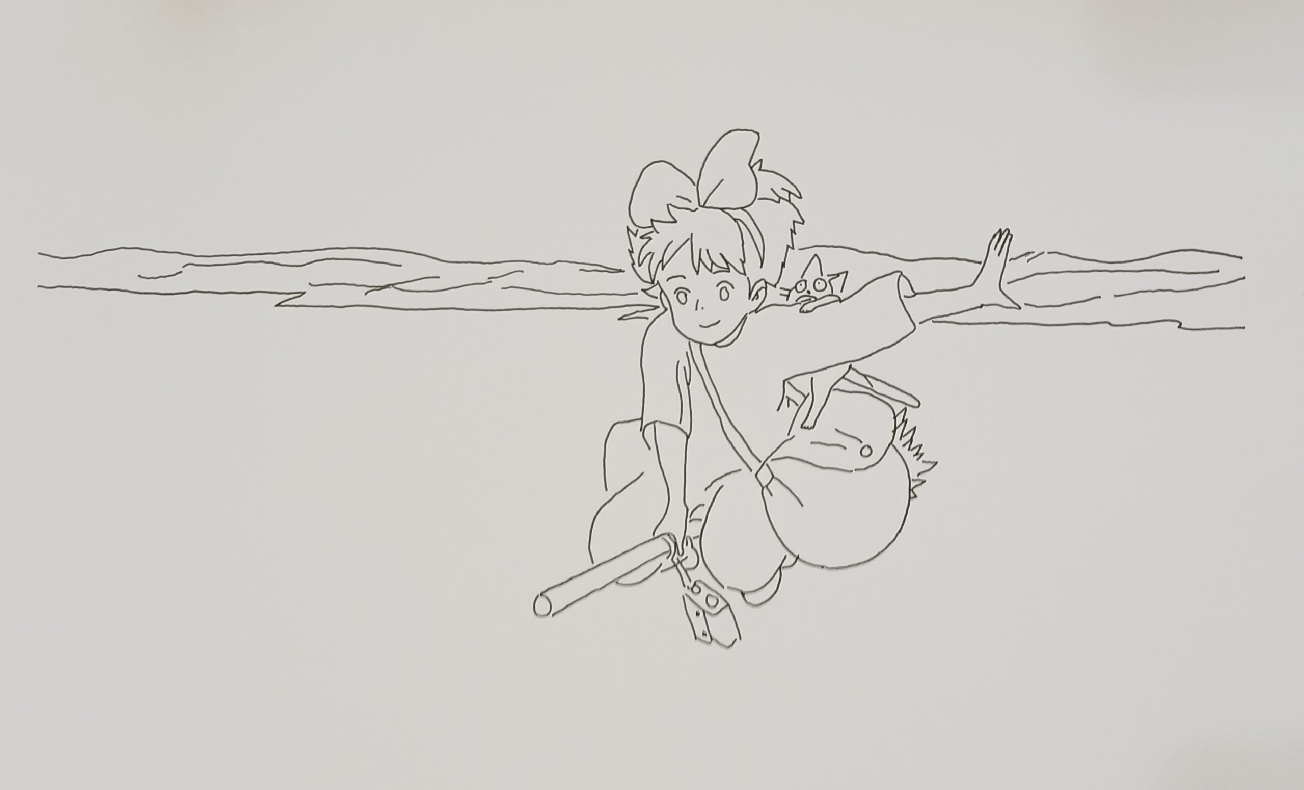 Kiki drawing (AVAILABLE SOON W COLOR)