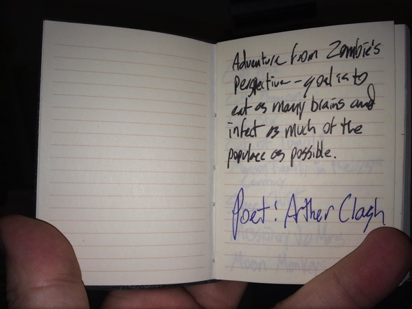 Notebook open