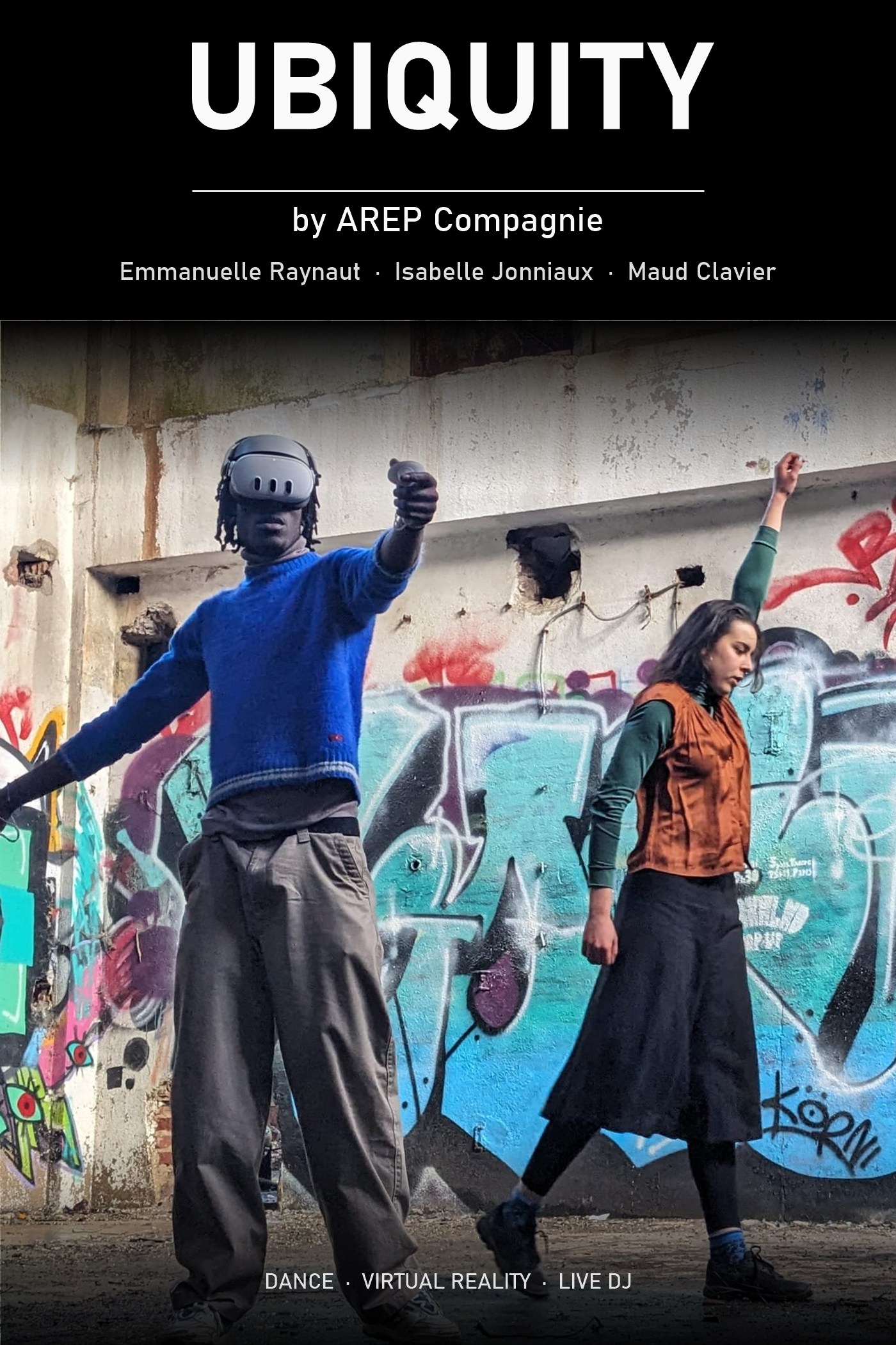 Ubiquity by AREP Compagnie, Emmanuelle Raynaut, Isabelle Jonniaux and Maud Clavier, poster
