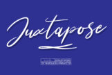 Product image of Juxtapose Script Font