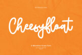 Product image of Cheesyfloat Monoline Script Font