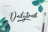 Product image of Dailytrust Script Font