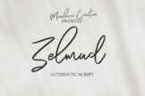 Product image of Zelmud Authentic Script Font