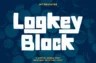 Logkey Block Display Unique Font preview 1
