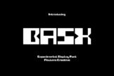 Product image of Basx Decorative Experimental Display Font