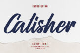 Product image of Calisher Script Font