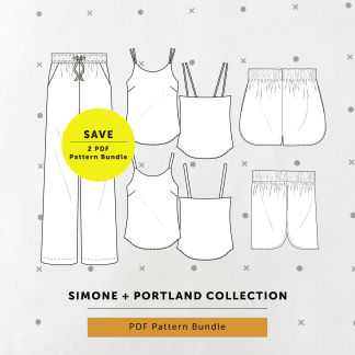 The Simone + Portland PDF Sewing Pattern Collection