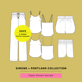 Simone + Portland Loungewear Set Paper Pattern Collection