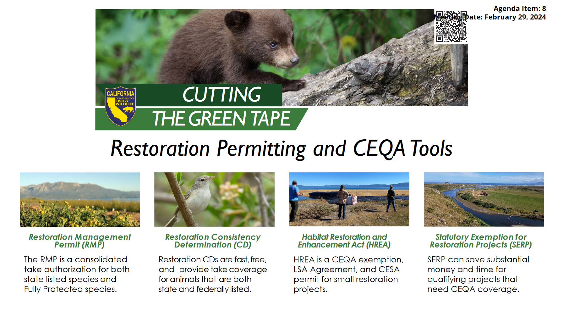 DELTA STEWARDSHIP COUNCIL: Cutting the green tape with SERP 