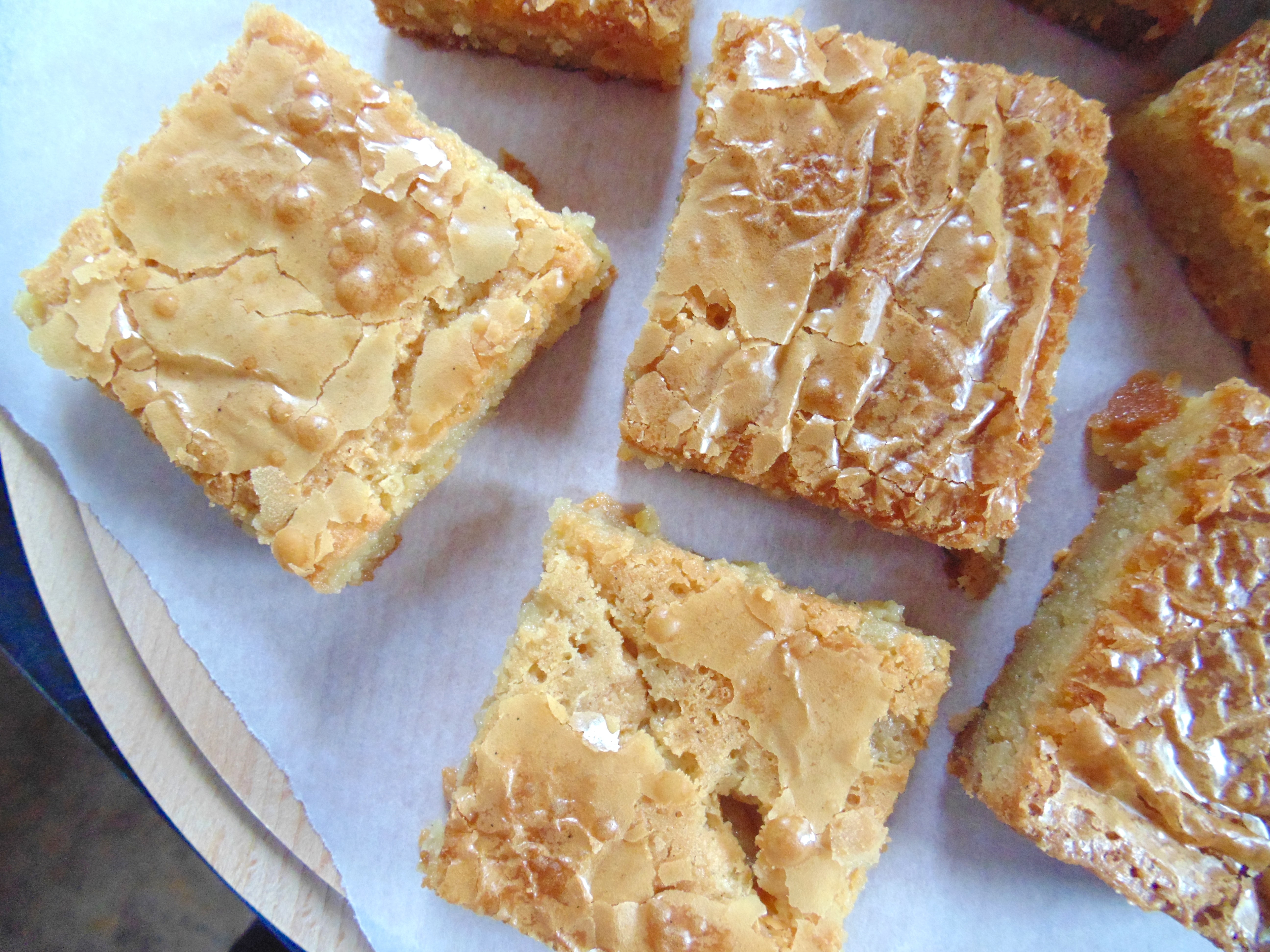 phd white chocolate blondie