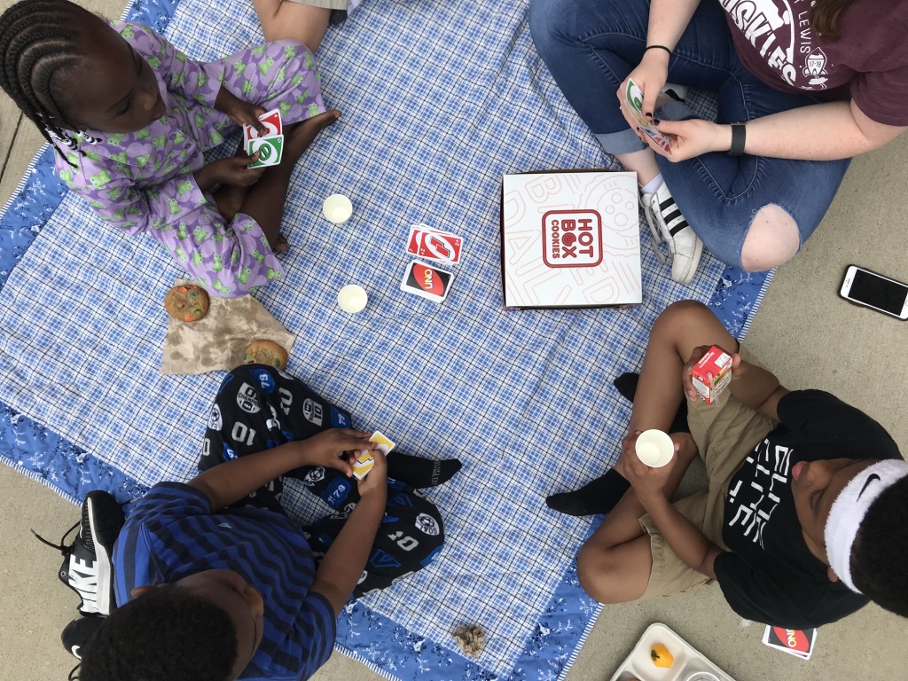 end of year cookie picnic