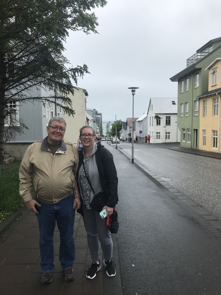 mom + dad in iceland