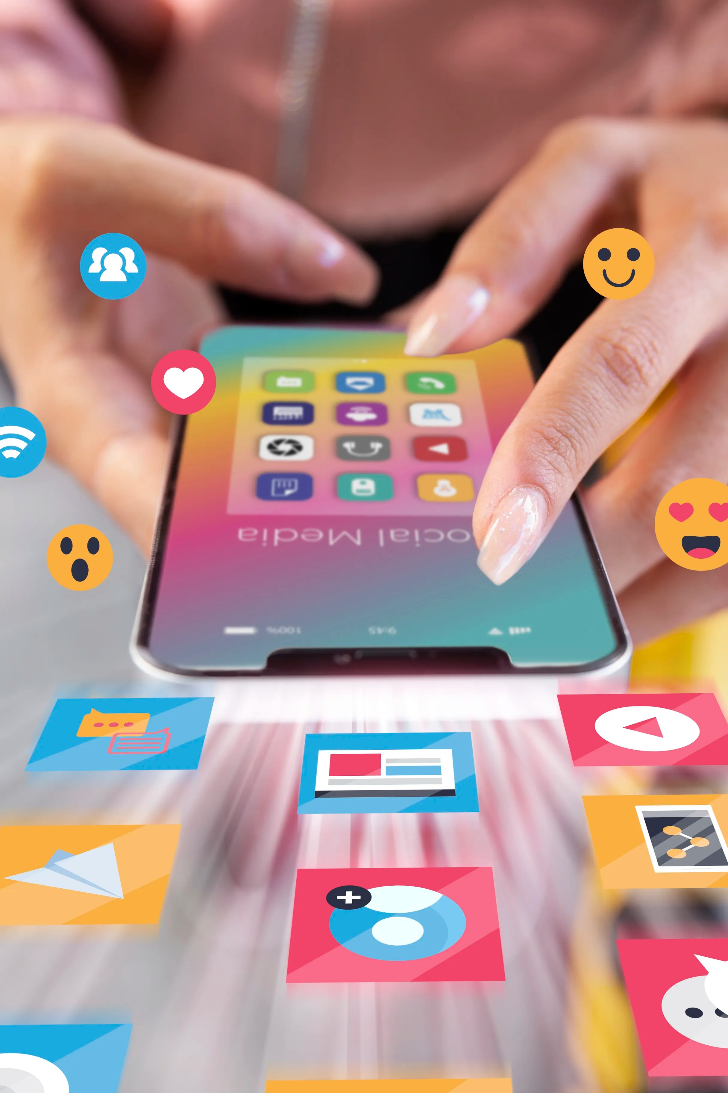 social media marketing concept marketing with applications