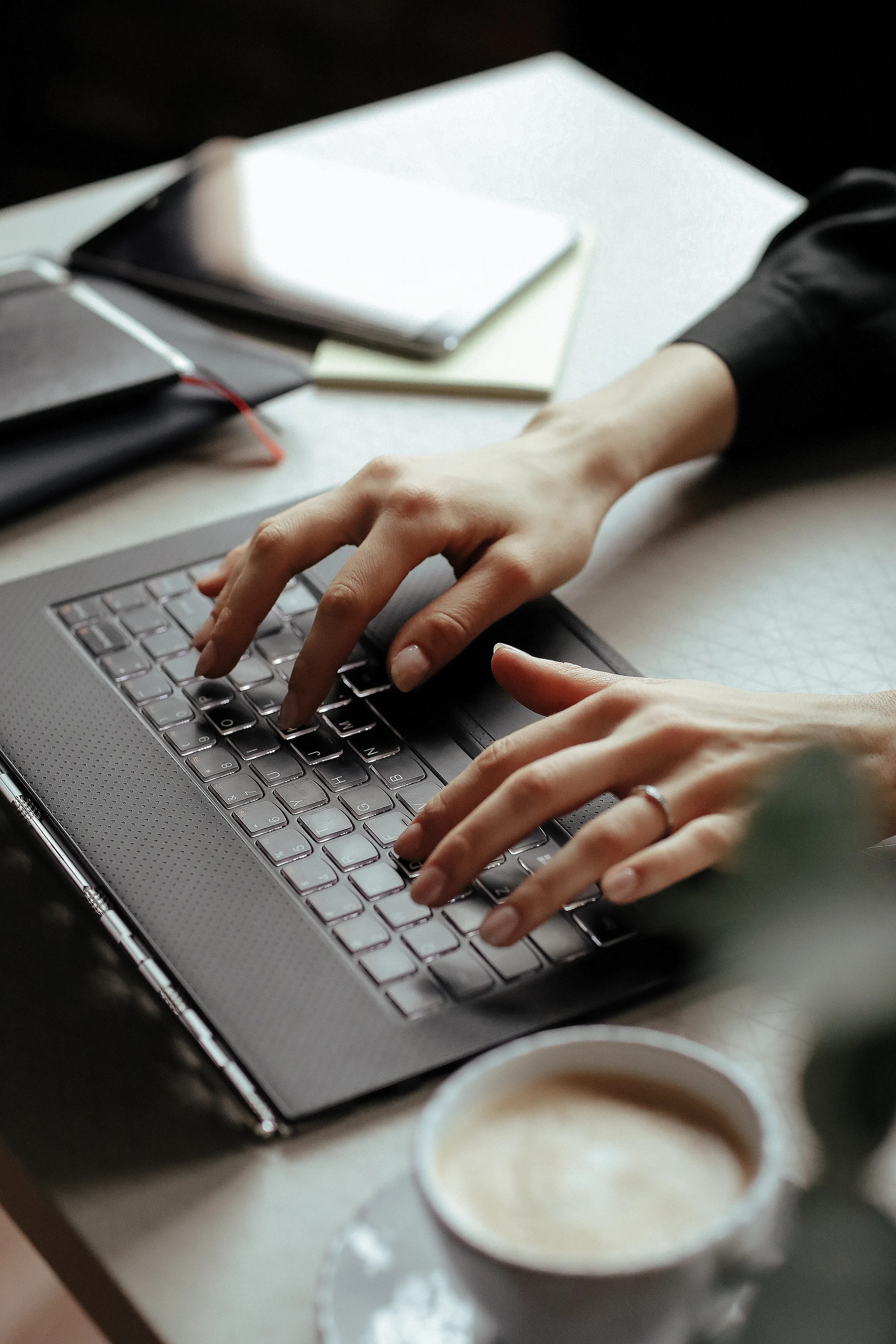 beautiful young woman home office working from home teleworking concept