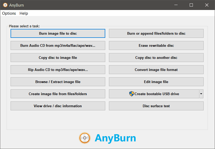 AnyBurn Screenshot