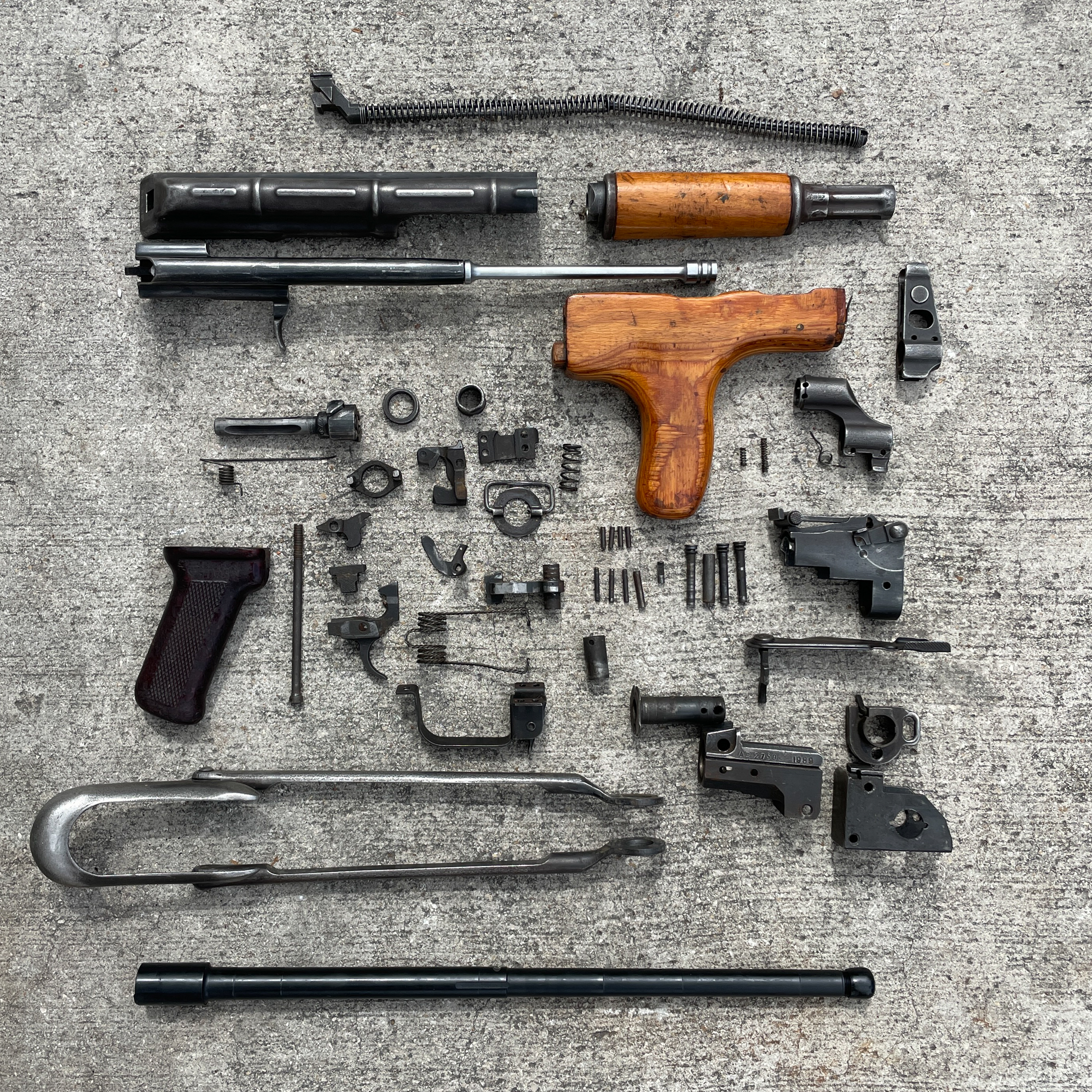 Romanian AK-47 MD.65 Underfolder 7.62x39mm - Matching Parts Kit