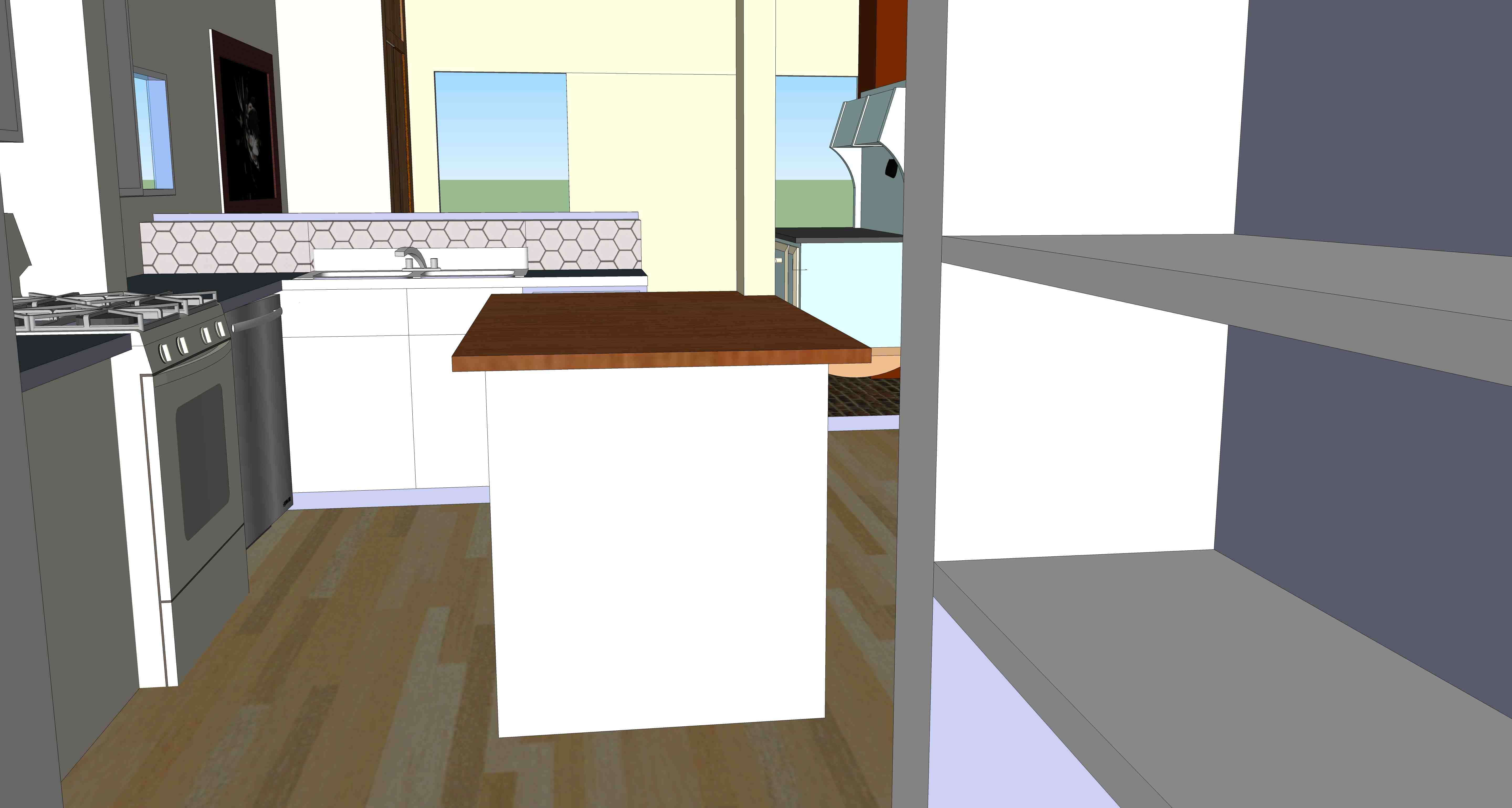 Kitchen from pantry