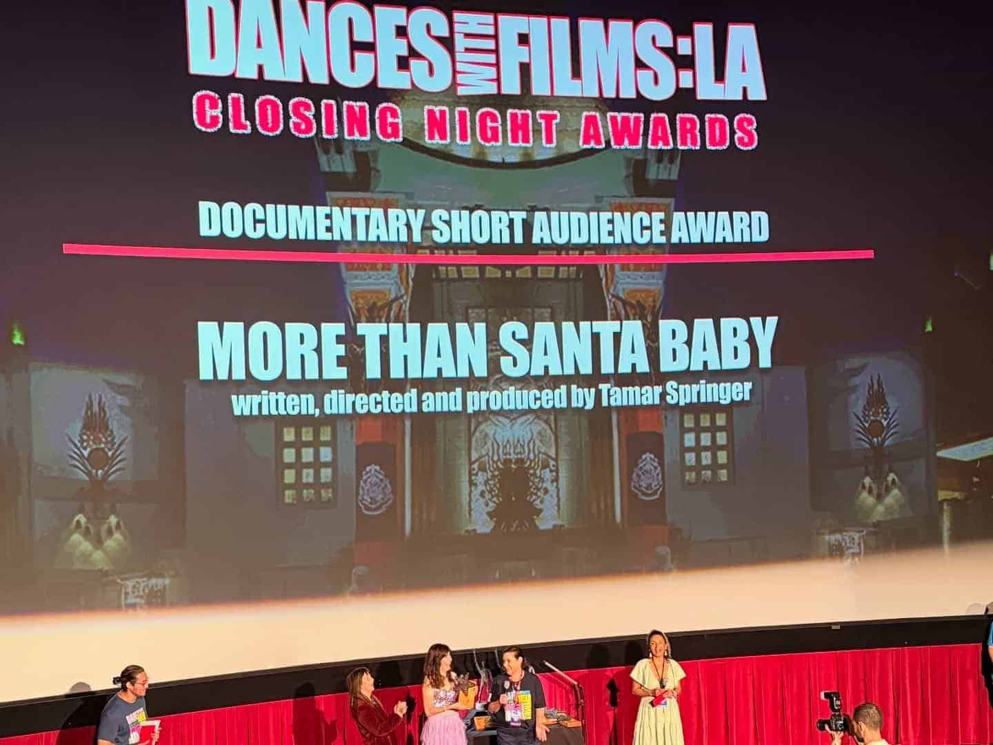 “More Than Santa Baby” wins Audience Award at Dances With Films—celebrating composer Philip Springer’s legacy in a touching film by daughter Tamar.