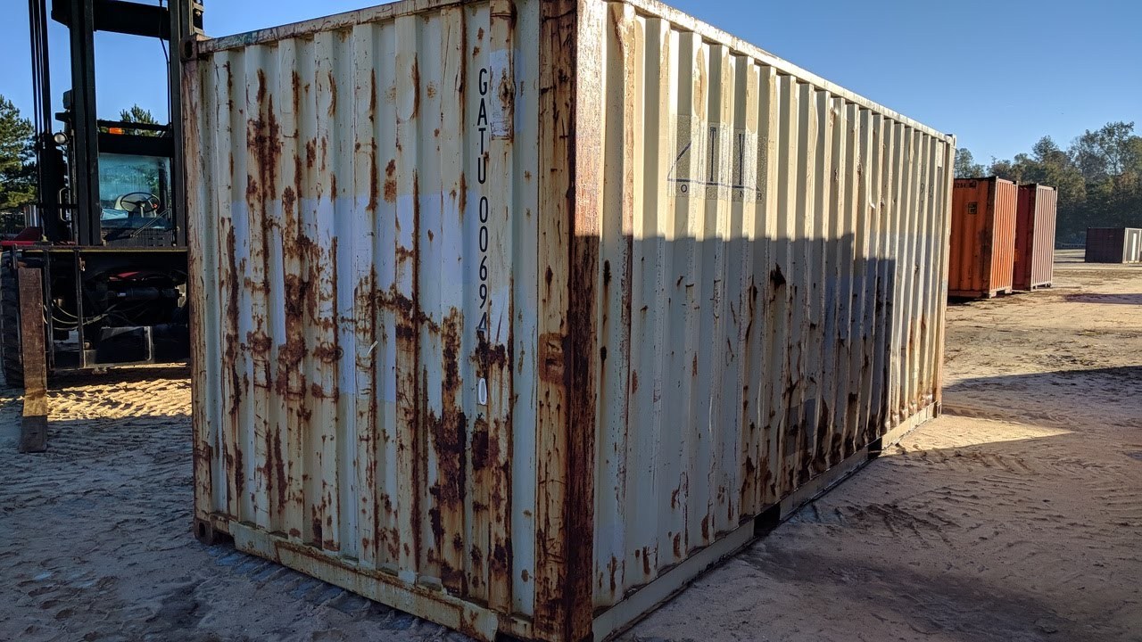 Rusty Container is not seaworthy