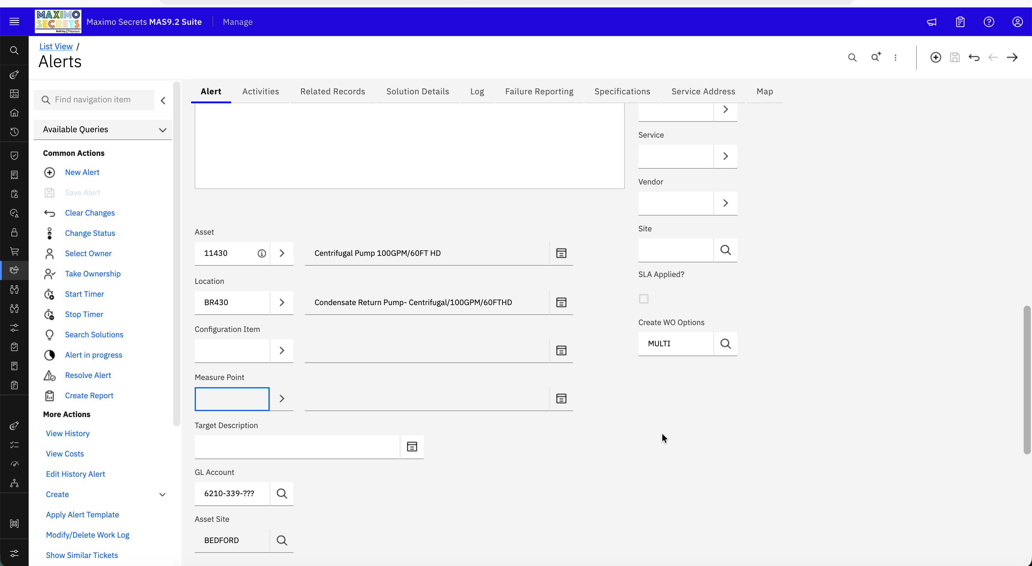 MAS 9.2 – Alerts Application