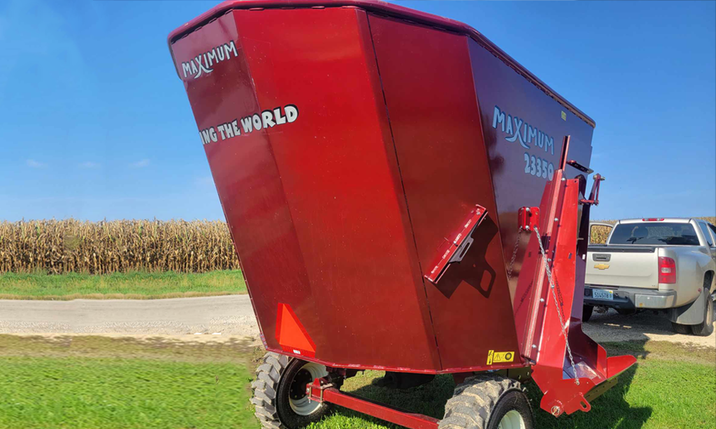 maximum machine vertical feed mixer