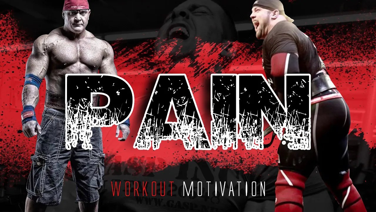 Pain Workout Motivation Maximum Iron