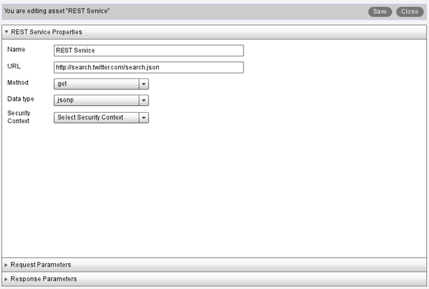 Service settings