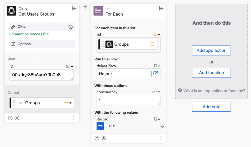 Get user groups.