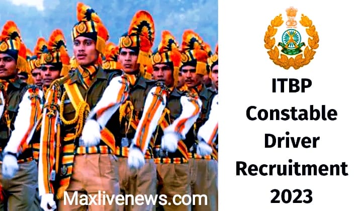 ITBP Constable driver भर्ती का नोटिफिकेशन जारी 2023