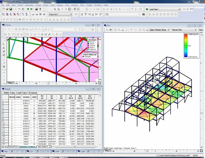 In this online video course, we'll use the direct stiffness method to build a python solver to analyse 3d 'space frame' truss structures. Multiframe Structural Engineering Software With Regional Codes