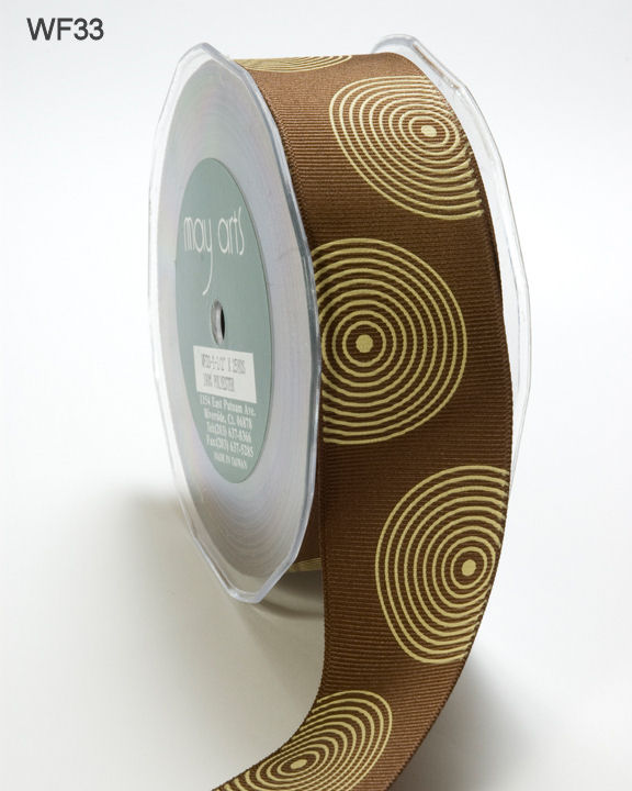 WF33 - BROWN/IVORY CIRCLES