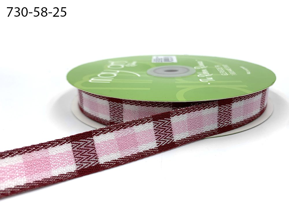 730-58-25 Pink/Burgundy/White
