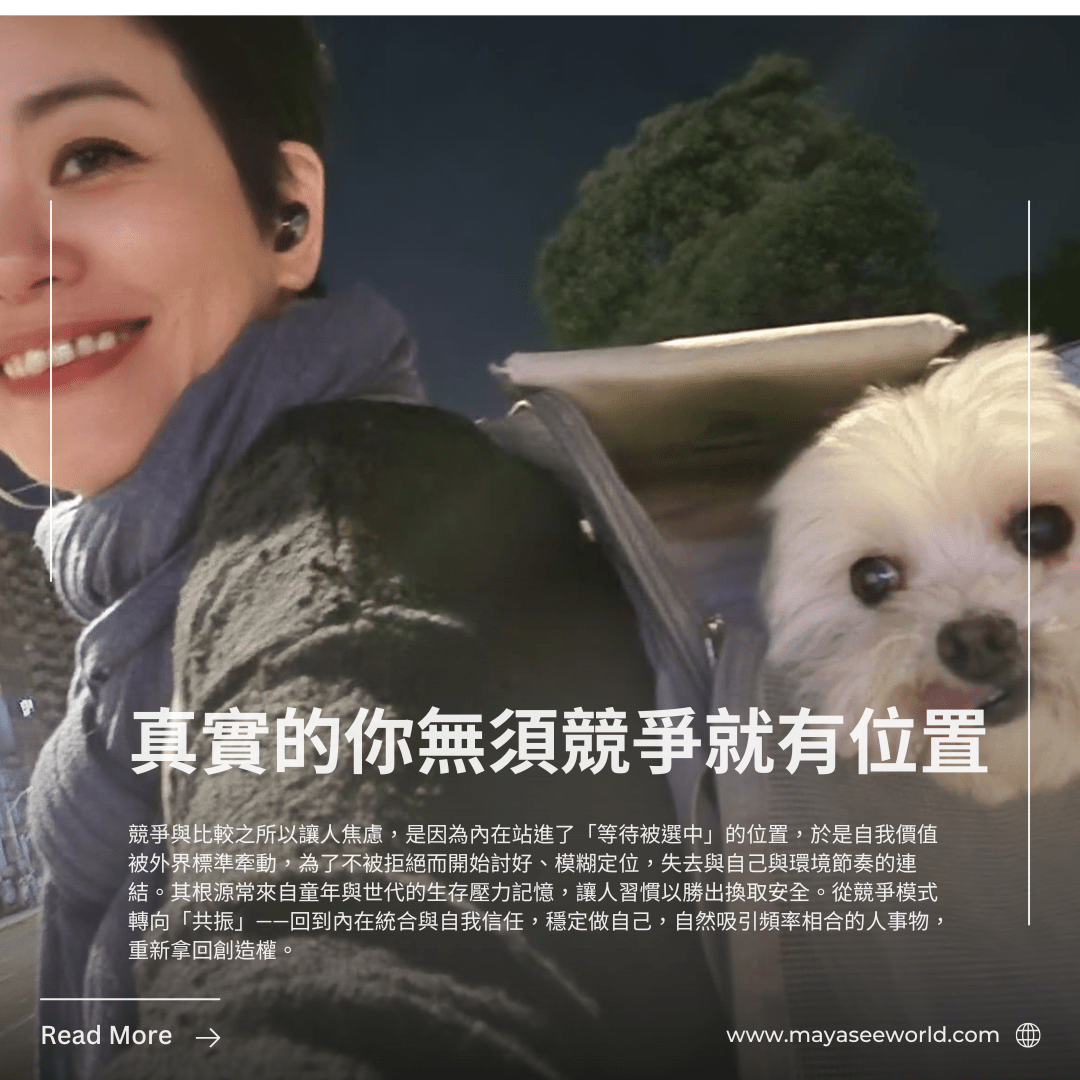 真實的你無須競爭就有位置