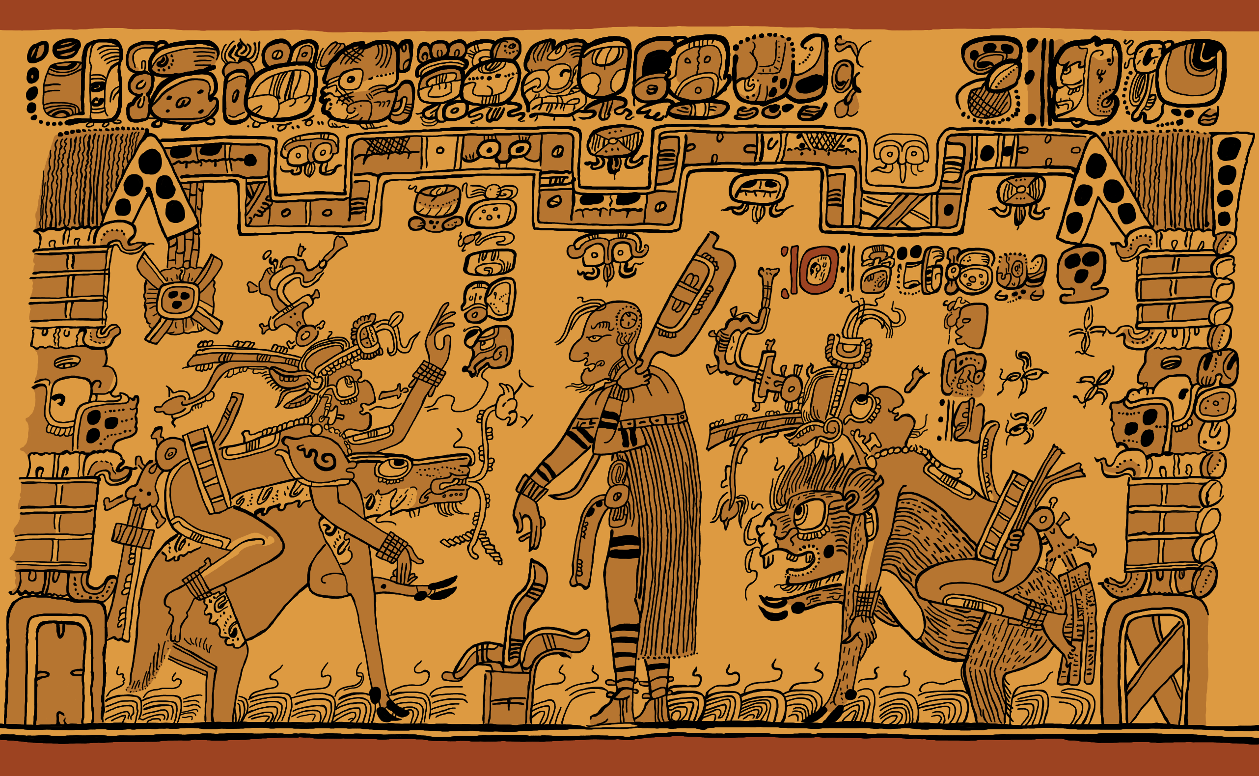 K8622: Itzamnaaj and the Transformed Hero Twins
