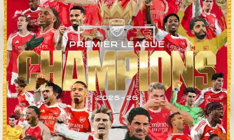 Arsenal Crowned Premier League Champions After 22-Year Wait