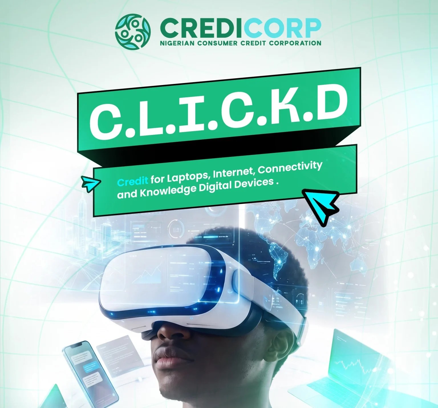 Want A Laptop Or Smartphone On Credit? Here's How To Apply For FG's C.L.I.C.K.D. Programme