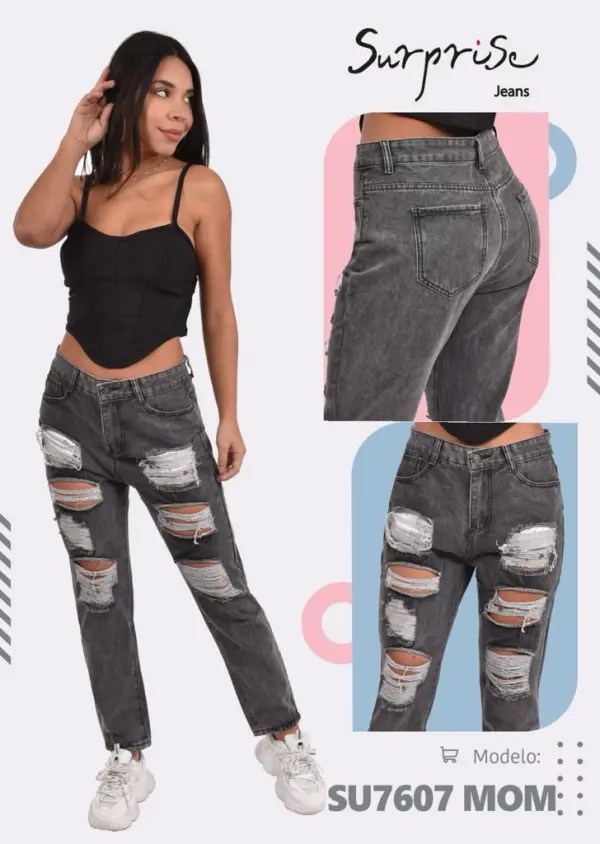 Pantalón Mom Surprise SU7607 Mayoreate