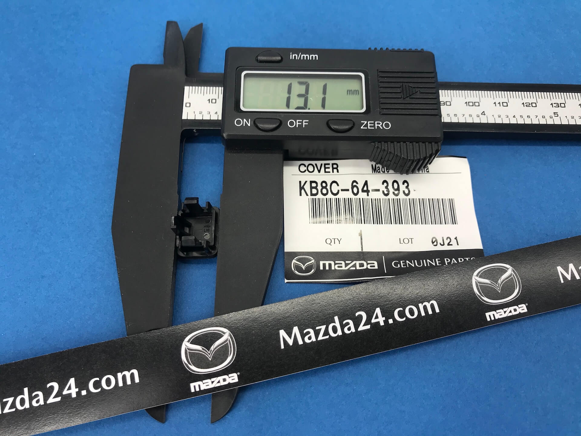 2017-2024 Mazda CX-5 shift-lock override cover (KB8C-64-393