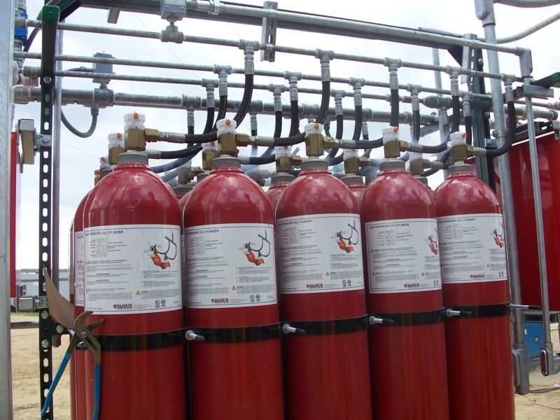 Clean Agent Gas Refilling Fire Suppression Fire Suppression - Landscape Pattern Collection - 4K Quality