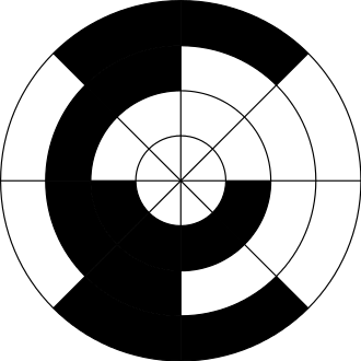 3-bit binary-reflected Gray code