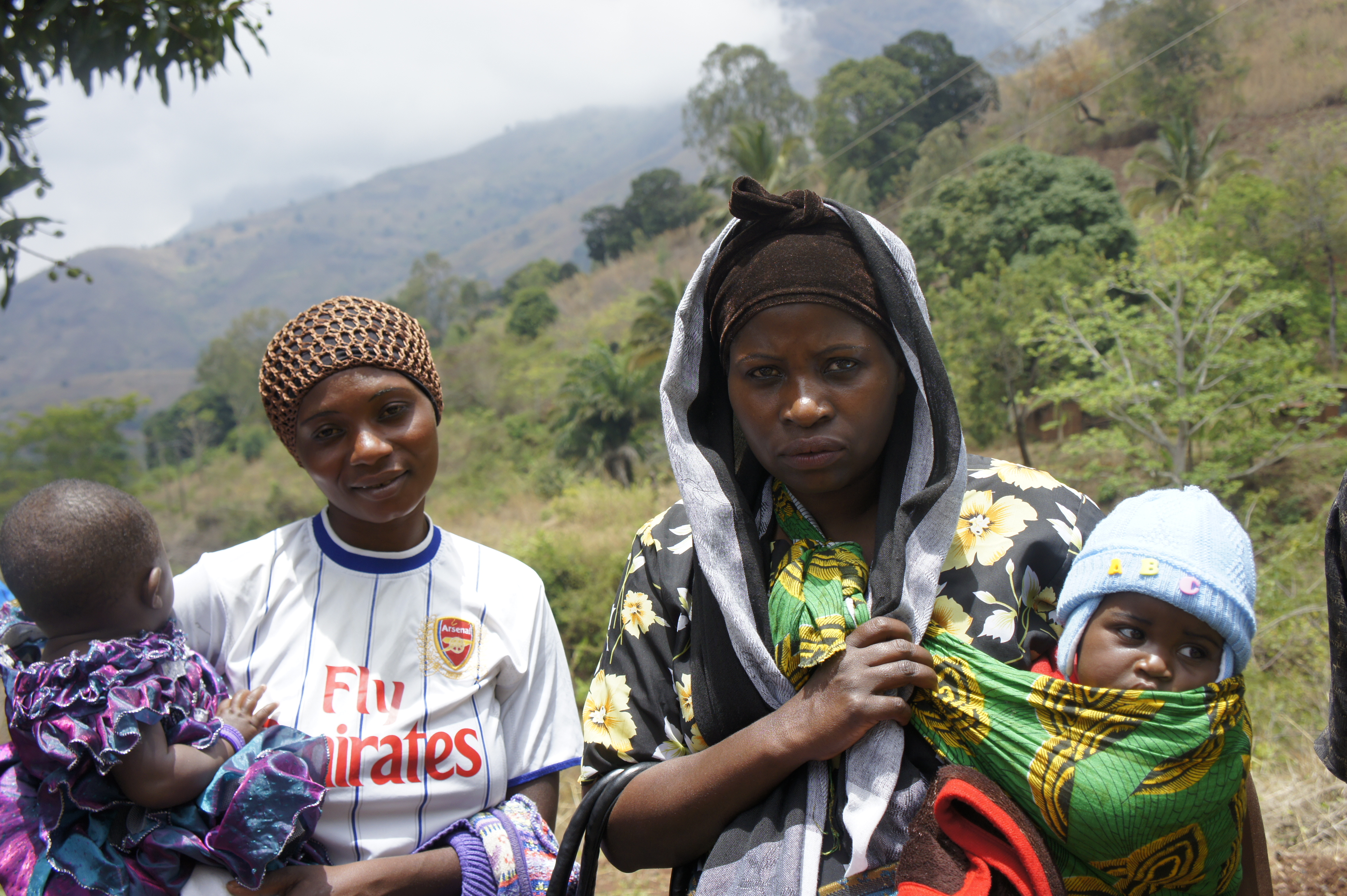 Mothers in the Morogoro mountains in Tanzania