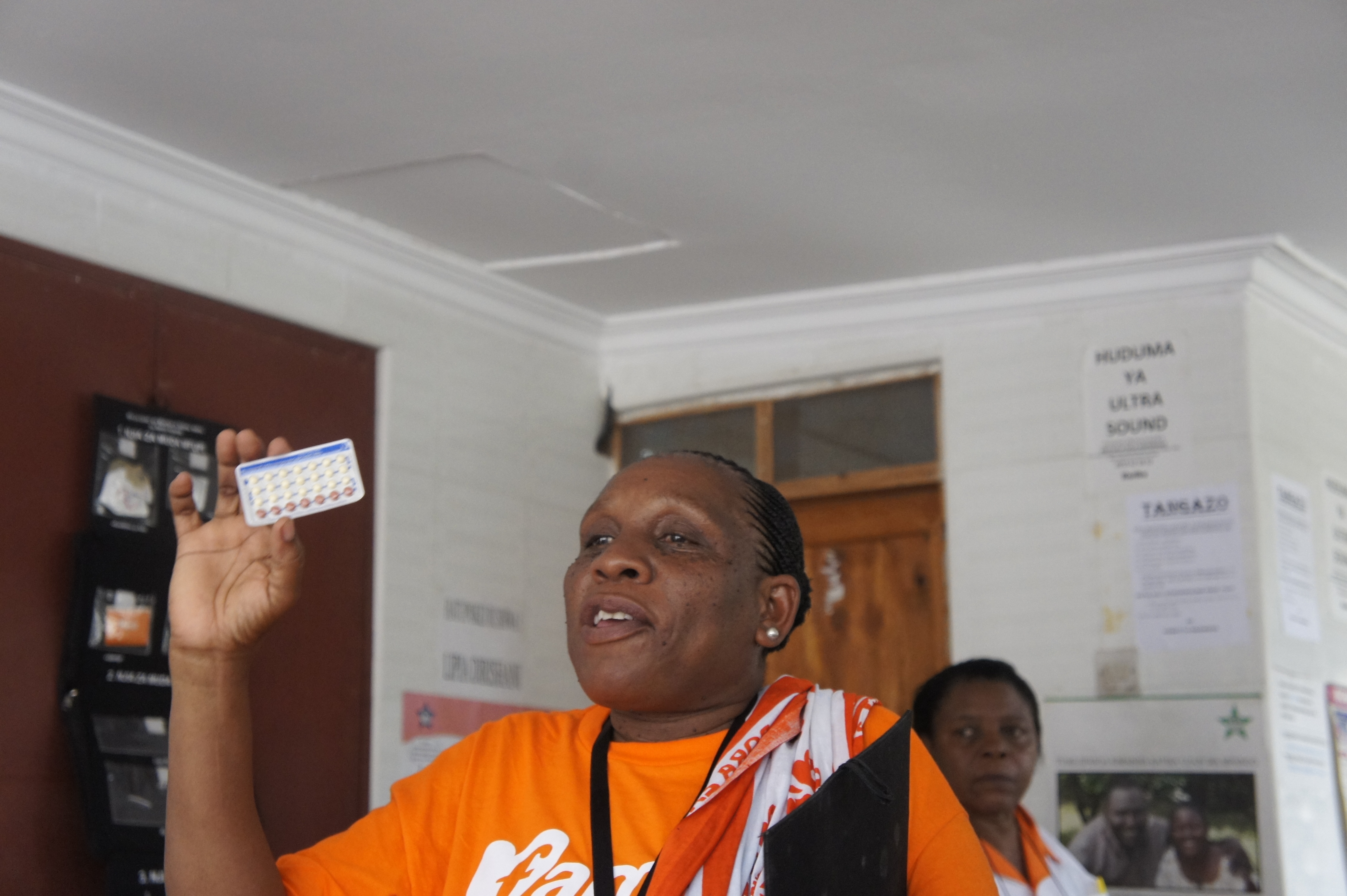 Family planning health worker in Tanzania