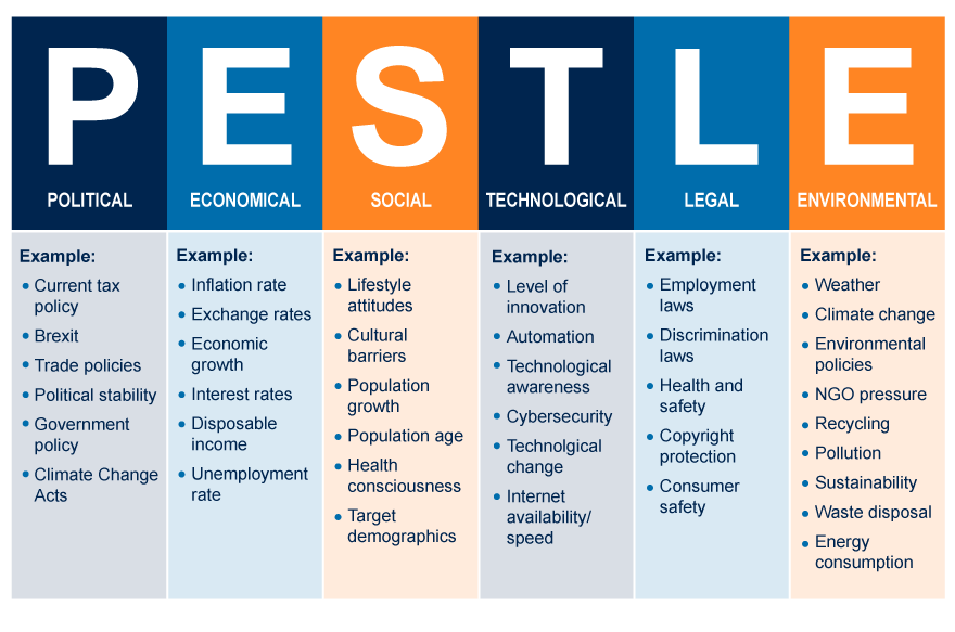 PESTLE analysis example