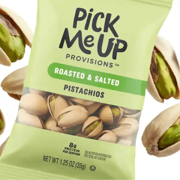 Staples Pick Me Up Pistachios Packaging