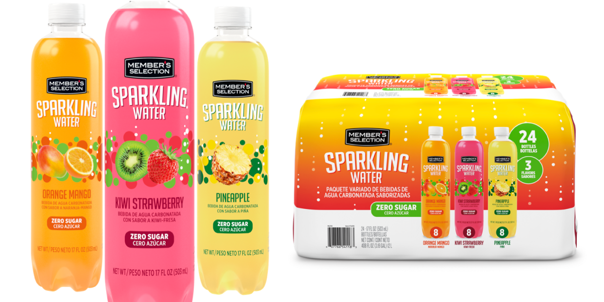 Price Smart Flavored Sparkling Water Packaging