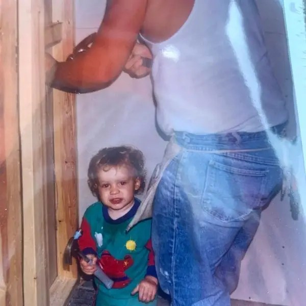 founder baby photo with hammer mbi bath solutions conneaut ohio