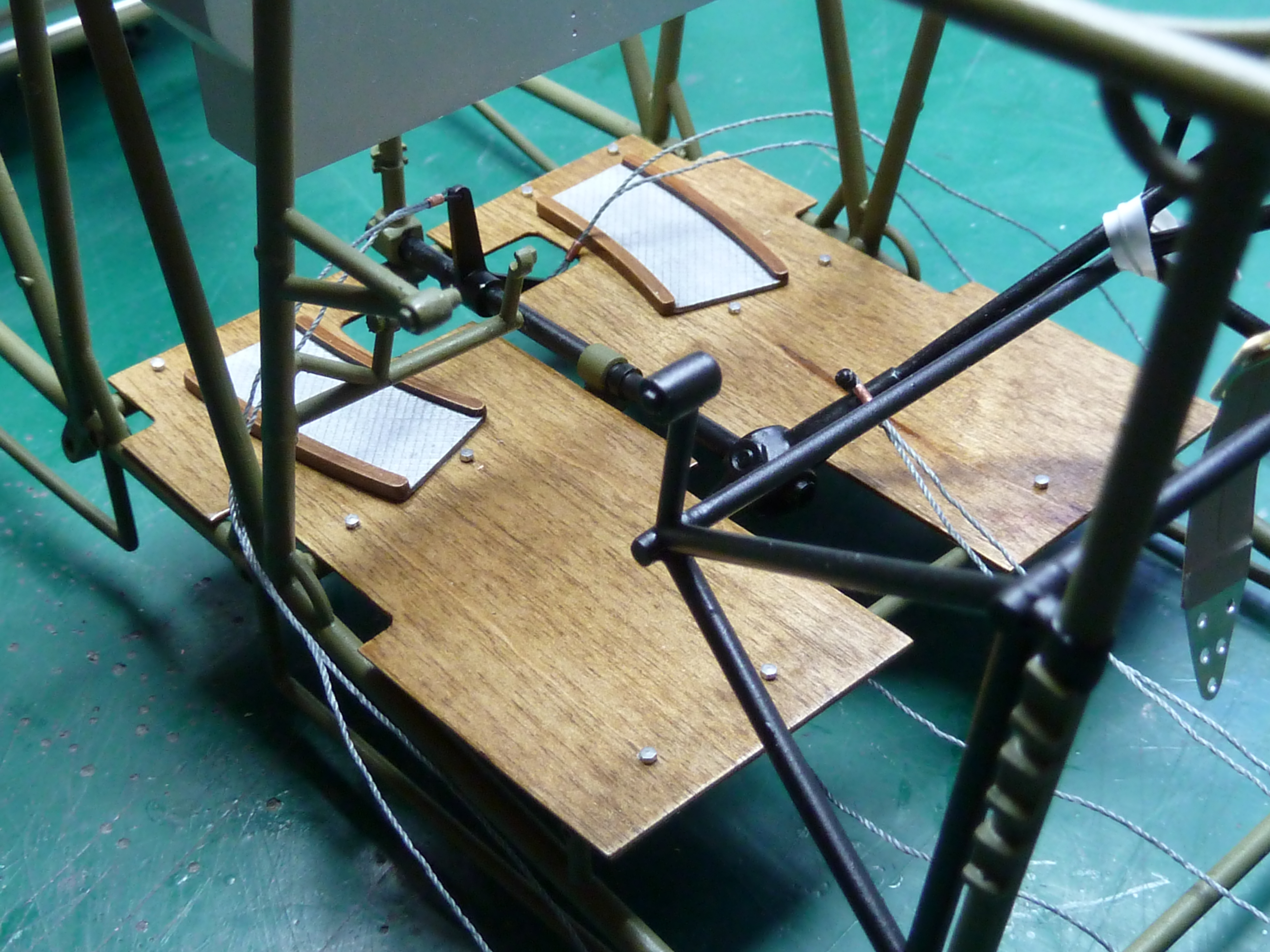 FOKKER DR.1 – HASEGAWA 1:8 (PART 4) Fuselage Frame & Cockpit Floor