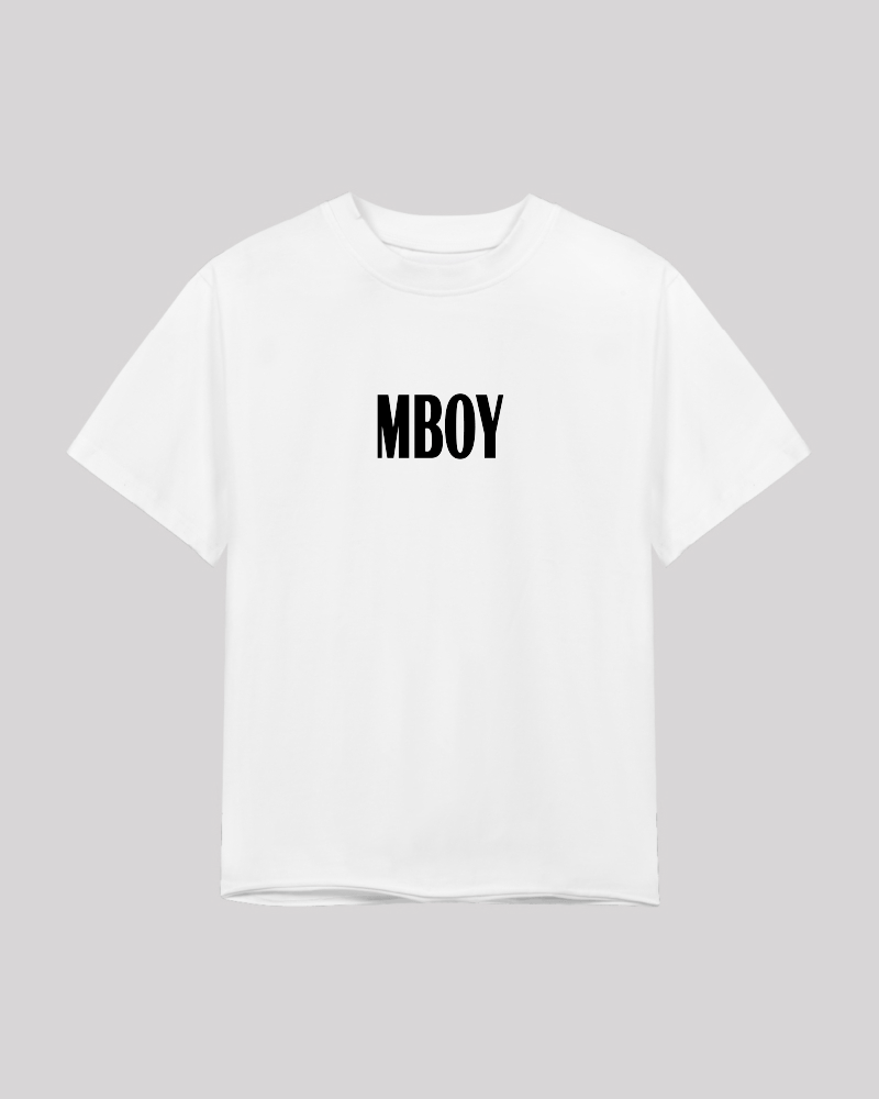 TEE MBOY BASIC WHITE